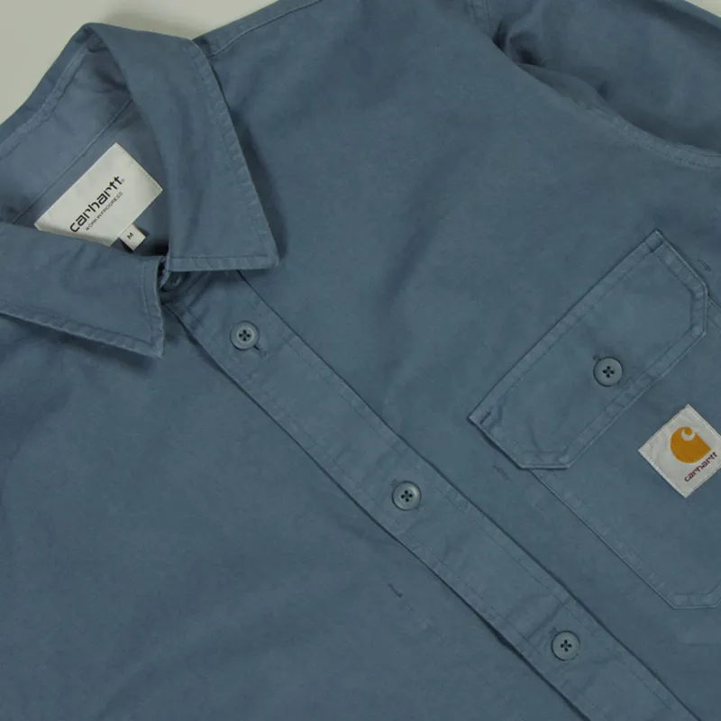 Carhartt WIP Reno Shirt Jac - Storm Blue -1